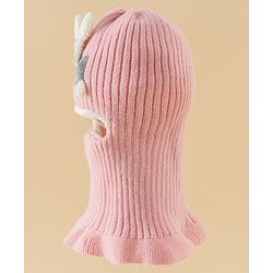 Babyhug Monkey Cap With Puppy Patch in Brown - Diameter 25 cm