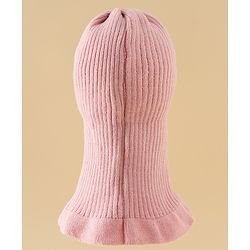Babyhug Monkey Cap With Puppy Patch in Brown - Diameter 25 cm