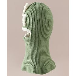 Babyhug Monkey Cap With Puppy Patch in Brown - Diameter 25 cm