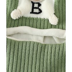 Babyhug Monkey Cap With Puppy Patch in Brown - Diameter 25 cm