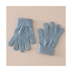 Babyhug Woollen Cap & Sets With Bear Detailing in Khaki - Diameter 19 cm