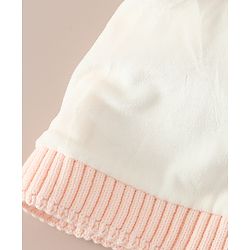Babyhug Woollen Cap & Sets With Cable Knit Design in Purple - Diameter 18 cm