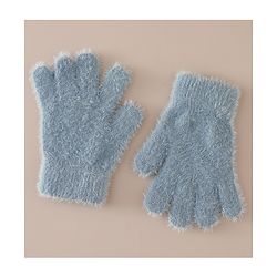 Babyhug Woollen Cap & Sets With Cat Detailing In Blue - Diameter 18 cm