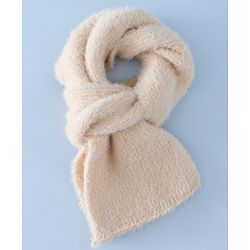 Babyhug Woollen Cap & Sets With Cat Detailing In Blue - Diameter 18 cm