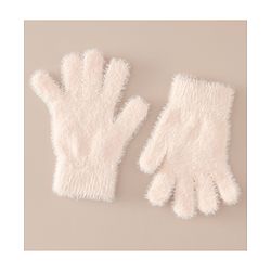 Babyhug Woollen Cap & Sets WIth Floral Applique in Khaki - Diameter 18 cm