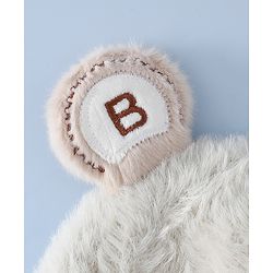 Babyhug Woollen Cap & Sets With Paw detailing in Pink - Diameter 19.5 cm