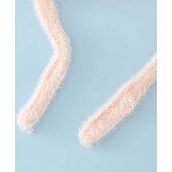 Babyhug Woollen Cap with Knot Applique - Pink