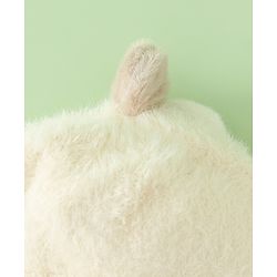 Babyhug Woollen Cap with Knot Applique - Pink