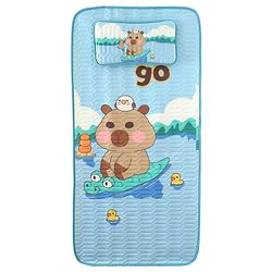Babyhug Diaper Changing Mats Blue Mat: 60*120cm;   Pillow: 20*36cm Unisex