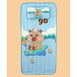 Babyhug Diaper Changing Mats Blue Mat: 60*120cm;   Pillow: 20*36cm Unisex
