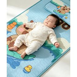 Babyhug Diaper Changing Mats Blue Mat: 60*120cm;   Pillow: 20*36cm Unisex