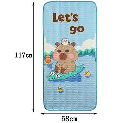 Babyhug Diaper Changing Mats Blue Mat: 60*120cm;   Pillow: 20*36cm Unisex