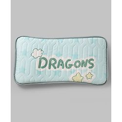 Babyhug Cooling Latex Baby Diaper Changing Mat with Pillow - Green| 60 cm x 120 cm| Soft & Comfortable| Breathable & Skin-Friendly| Cooling Surface| Anti-Slip Base| Washable
