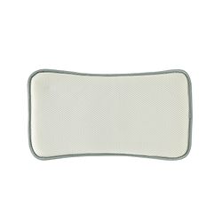 Babyhug Cooling Latex Baby Diaper Changing Mat with Pillow - Green| 60 cm x 120 cm| Soft & Comfortable| Breathable & Skin-Friendly| Cooling Surface| Anti-Slip Base| Washable