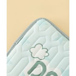 Babyhug Cooling Latex Baby Diaper Changing Mat with Pillow - Green| 60 cm x 120 cm| Soft & Comfortable| Breathable & Skin-Friendly| Cooling Surface| Anti-Slip Base| Washable