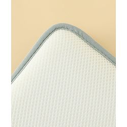 Babyhug Cooling Latex Baby Diaper Changing Mat with Pillow - Green| 60 cm x 120 cm| Soft & Comfortable| Breathable & Skin-Friendly| Cooling Surface| Anti-Slip Base| Washable