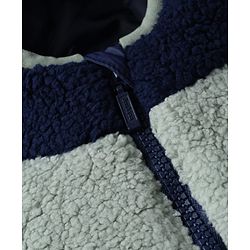 Babyhug Fur Hoodies With Hood TEAL/WHITE 3-6m