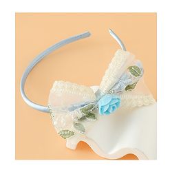 Babyhug Hair Bands With Bow Applique Free Size in Pink