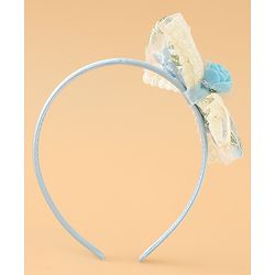 Babyhug Hair Bands With Bow Applique Free Size in Pink