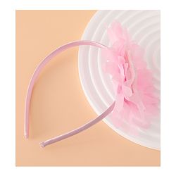 Babyhug Hair Band With Floral Applique Free Size -Pink