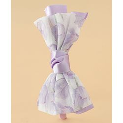Babyhug Hair Band With Bow Applique Free Size - Pink