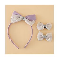 Babyhug Hair Accessories Combo Sets Free Size - Beige