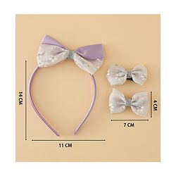 Babyhug Hair Accessories Combo Sets Free Size - Beige