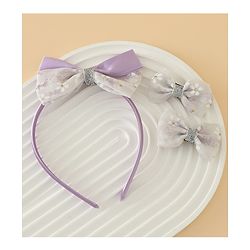Babyhug Hair Accessories Combo Sets Free Size - Beige