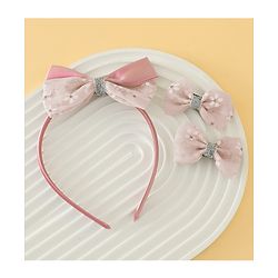 Babyhug Hair Accessories Combo Sets Free Size - Beige