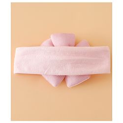 Babyhug Free Size Cute & Stylish Headbands with Floral Applique - Pink