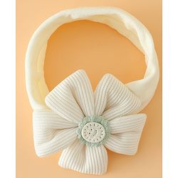 Babyhug Free Size Cute & Stylish Headbands with Floral Applique - Pink