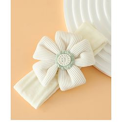 Babyhug Free Size Cute & Stylish Headbands with Floral Applique - Pink