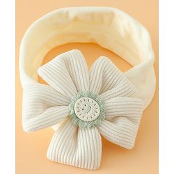 Babyhug Free Size Cute & Stylish Headbands with Floral Applique - Pink