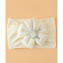 Babyhug Free Size Cute & Stylish Headbands with Floral Applique - Pink