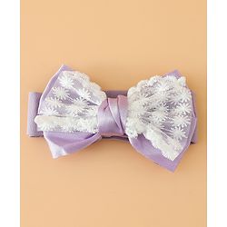 Babyhug Free Size Bow Headbands - Beige
