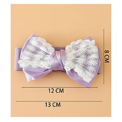 Babyhug Free Size Bow Headbands - Beige