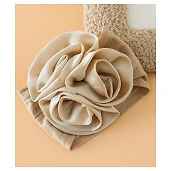 Babyhug Free Size Headbands with Floral Applique - Beige