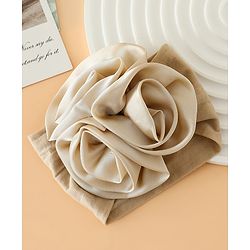Babyhug Free Size Headbands with Floral Applique - Beige