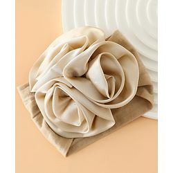 Babyhug Free Size Headbands with Floral Applique - Beige