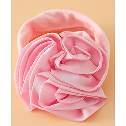 Babyhug Free Size Headbands with Floral Applique - Beige
