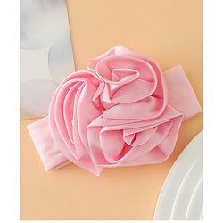 Babyhug Free Size Headbands with Floral Applique - Beige
