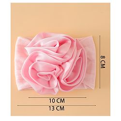 Babyhug Free Size Headbands with Floral Applique - Beige