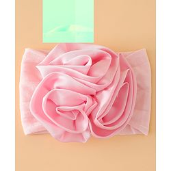 Babyhug Free Size Headbands with Floral Applique - Beige