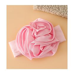 Babyhug Free Size Headbands with Floral Applique - Beige