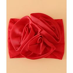 Babyhug Free Size Headbands with Floral Applique - Beige
