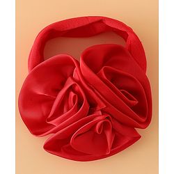 Babyhug Free Size Headbands with Floral Applique - Beige