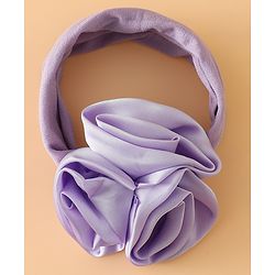Babyhug Free Size Headbands with Floral Applique - Beige