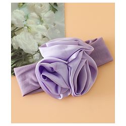 Babyhug Free Size Headbands with Floral Applique - Beige