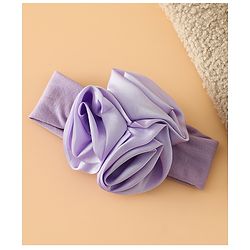 Babyhug Free Size Headbands with Floral Applique - Beige