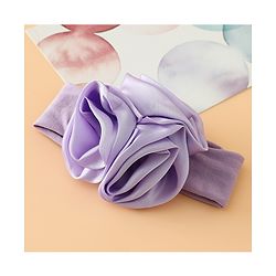 Babyhug Free Size Headbands with Floral Applique - Beige